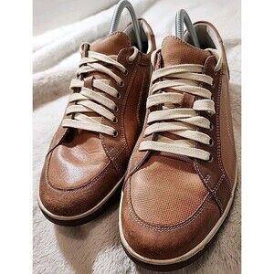 Nike‎ X Cole Haan Shoes Sneakers Leather Luxury C09125 Brown Casual Mens 10.5